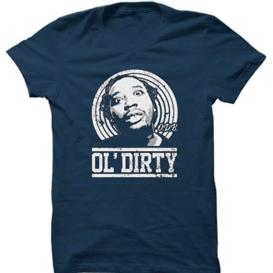 ODB Ol Dirty Bastard Blue Navy T Shirt